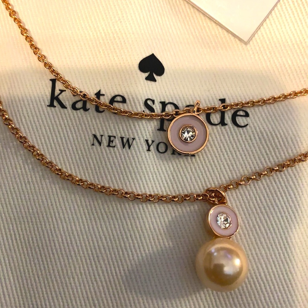 Kate Spade Blush-Multi Pearly Delight Necklace